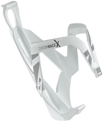 ELITE bidonhouder "custom race" custom race 74 mm bottle cage white/grey