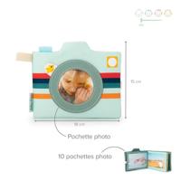 Stoffen fotoalbum - LILIPUTIENS groen - thumbnail