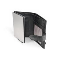 Pasjeshouder leer - met naam - Zwart - thumbnail