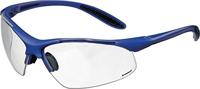 Promat/Tecwerk Veiligheidsbril | DAYLIGHT PREMIUM | EN 166 | beugel donkerblauw, ring helder | polycarbonaat - 4000370080 - thumbnail