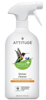 Attitude Nature+ keukenreiniger spray - citrus zest - 800ml