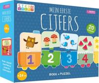 Rebo Publishers Rebo cijfers - boek + puzzeltrein - thumbnail
