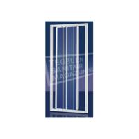 Plieger Nisdeur Economy Schuifdeur 3-delig 2.2 mm Acryl 94x185 cm Wit - thumbnail