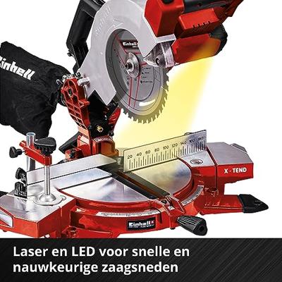 Einhell TE-MS 18/210 Li Solo - Accu Afkort-/Verstekzaag | 18V | 210 mm | Zonder accu en lader - 4300890 4300890 - thumbnail