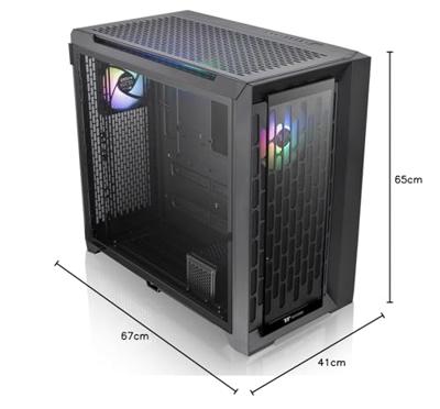 Thermaltake CTE C750 TG ARGB Full Tower PC-behuizing Zwart