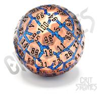 CritStones Metal Dice D100 Hextech Orb - thumbnail