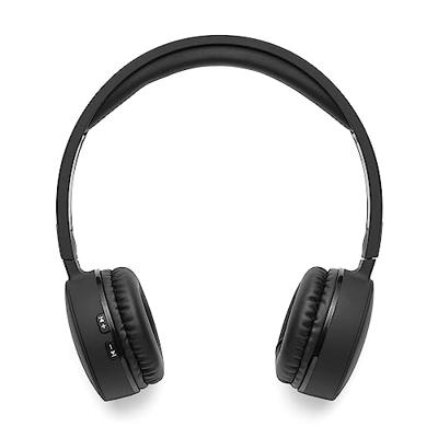 Cellularline Muziekgeluid Bluetooth-hoofdtelefoon, draadloze headset met microfoon, led-indicator en afstandsbediening, zwart