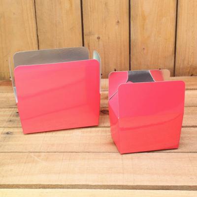 Bonbon doosjes - Chocolade doosje - Koraalrood 158 basic laag - 12 stuks