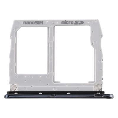 High-Tech Place SIM-kaarthouder + micro-SD-kaartvak voor LG K40 / K12 Plus / X4 (2019) / X420EM / X420 / X420HM / X420 / X420N (blauw)