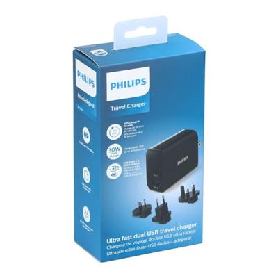 Universele Reisadapter Philips Zwart 30 W