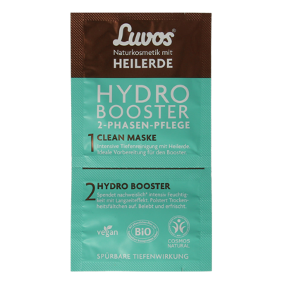 Luvos Crememasker hydro booster 2 fasen bio 9.5 Milliliter Luvos Crememasker hydro booster 2 fasen bio 9.5 Milliliter