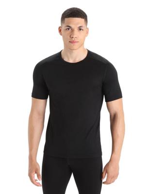 Icebreaker Merino 200 Oasis SS Crewe Thermoshirt Heren Black XL