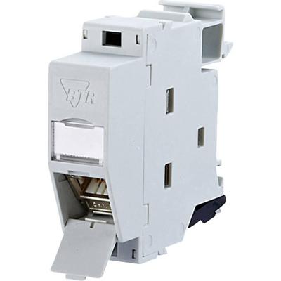 Metz Connect 130B127003-E Netwerkdoos DIN-rails CAT 6A Grijs-wit (RAL 7035) Metz Connect 130B127003-E Netwerkdoos DIN-rails CAT 6A Grijs-wit (RAL 7035)