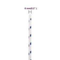 VidaXL Boot touw 6 mm 25 m polypropyleen wit - thumbnail