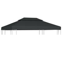 VidaXL Prieeldak 2-laags 4x3m 310 g/m² antracietkleurig - thumbnail