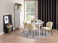 Sohome Eetkamerstoel 'Sophia' Bouclé, kleur Crème - thumbnail
