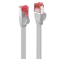 LINDY 47550 RJ45 Netwerkkabel, patchkabel CAT 6 U/FTP 0.30 m Grijs 1 stuk(s) - thumbnail