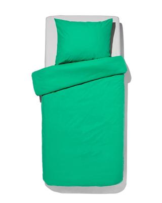 HEMA Dekbedovertrek 140x200/220cm zacht katoen groen (felgroen)