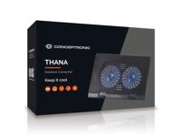 Conceptronic Thana 02B 17 Zwart notebook cooling pad - thumbnail