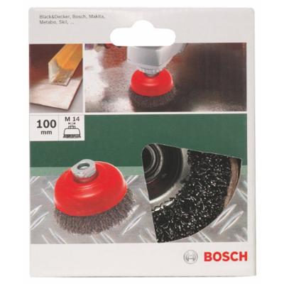 Bosch Accessoires Komstaalborstel | Gegolfde Draad | 100 mm - 2609256502