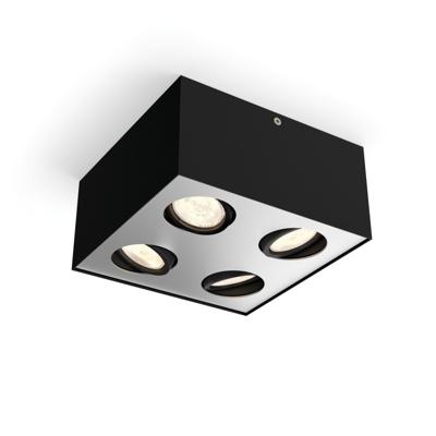 Philips Spot Box 4 lichts zwart