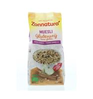 Zonnatura Muesli appel kaneel glutenvrij bio 375 Gram - thumbnail