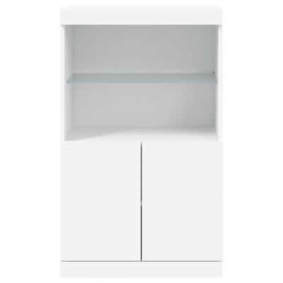 Dressoir met LED-verlichting 60,5x37x100 cm wit Dressoir met LED-verlichting 60,5x37x100 cm wit