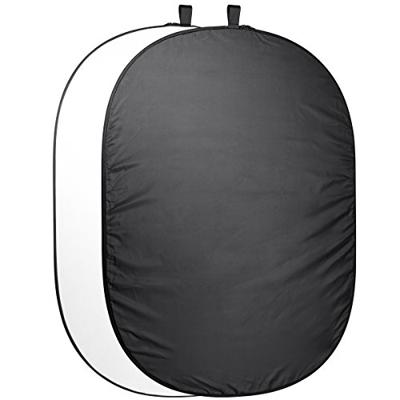 walimex pro Vouwachtergrond (200 x 230 cm) zwart/wit
