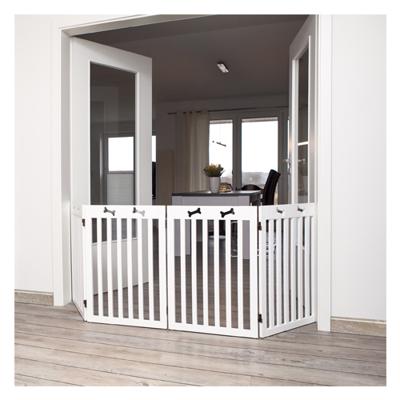 TRIXIE AFSLUITHEK WIT 4 PANELEN 60-160X75 CM TRIXIE AFSLUITHEK WIT 4 PANELEN 60-160X75 CM