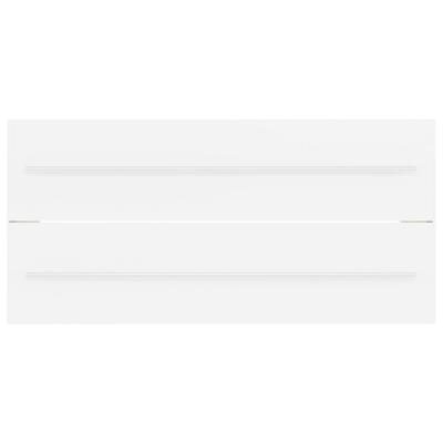 Wastafelkast met ingebouwde wastafel spaanplaat wit