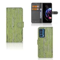 Motorola Edge 20 Pro | Book Style Case | Green Wood - thumbnail