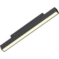 48V Magnetische Lineaire LED Railverlichting - Lijnverlichting - Brinton Magni - 10W 950lm 120D - Warm Wit 3000K - Zwart - thumbnail