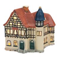 Wurm Lichthaus Post Bad Liebenstein/Thüringen van porselein, Kleurrijk (B/H/D) 15x17x12cm - thumbnail