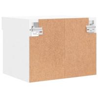 Nachtkastje met LED's wandgemonteerd wit - thumbnail