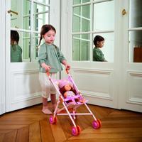 Prachtige 32 cm stylingpop DJECO paars - thumbnail