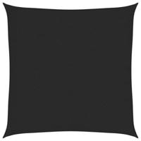 Zonnezeil 160 g/m² 2,5x2,5 m HDPE zwart - thumbnail