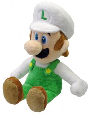 Super Mario Pluche - Fire Luigi (20cm)