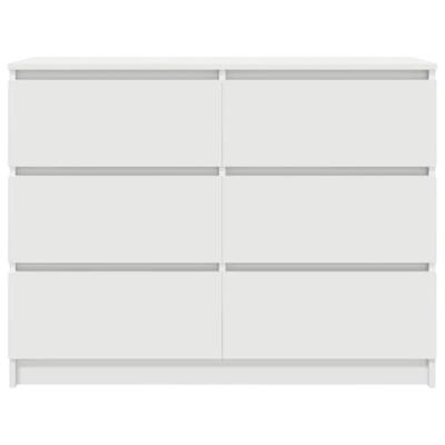 Dressoir 100x35x76 cm spaanplaat wit