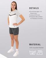 JAKO 6124D T-Shirt Iconic Dames - Wit/Zachtgrijs/Antra Light - 44 - thumbnail