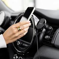 Vonmählen Aura Car Magnetic Wireless Charging Pad Black - thumbnail