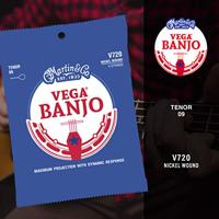 Martin Strings V720 Vega Banjo nickel wound 4-string tenor - thumbnail