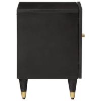 Nachtkastje 40x33x46 cm massief mangohout - thumbnail