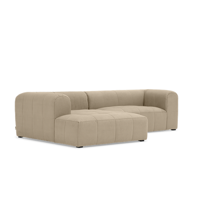 Modulaire Hoekbank Honolulu Lichtbruin Stof Modulaire Hoekbank Honolulu Lichtbruin Stof