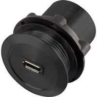 TRU Components Micro USB inbouwbus 2.0 bus, inbouw Micro USB 01-BK Micro USB A female op Micr - thumbnail