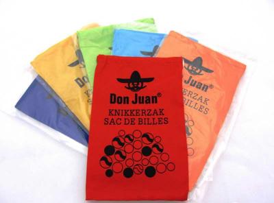 Don Juan Knikkerzak zwarte opdruk