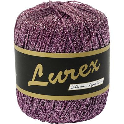 Creativ Company Lurex glitter garen paars, 160m
