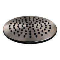 Regendoucheset Opbouw Brauer Gunmetal Edition 20 cm Thermostatisch met Staaf Handdouche Geborsteld Gunmetal Brauer - thumbnail