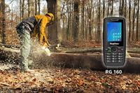 RugGear RG160 Outdoor mobiele telefoon zonder contract - waterdicht, schokbestendig, robuust, dual-SIM, 3G, Bluetooth, push-to-talk - thumbnail