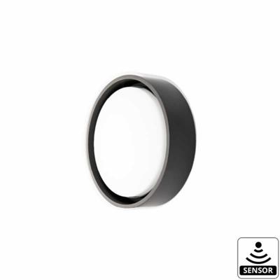 LED buitenlamp zwart SG Frame Round 3000K bewegingssensor politiekeurmerk