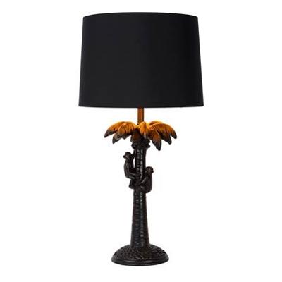 Lucide EXTRAVAGANZA COCONUT - Tafellamp - Ø 30,5 cm - 1xE27 - Zwart